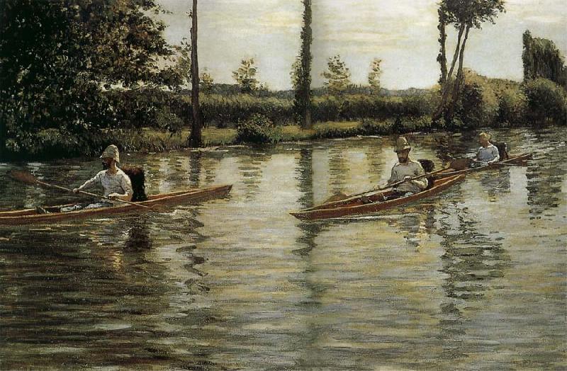 Gustave Caillebotte Racing boat Germany oil painting art